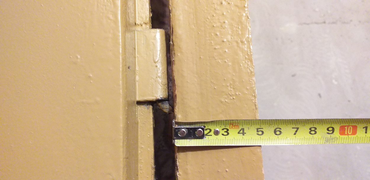 Толщина стен сантехкабины 137 серии 5 см