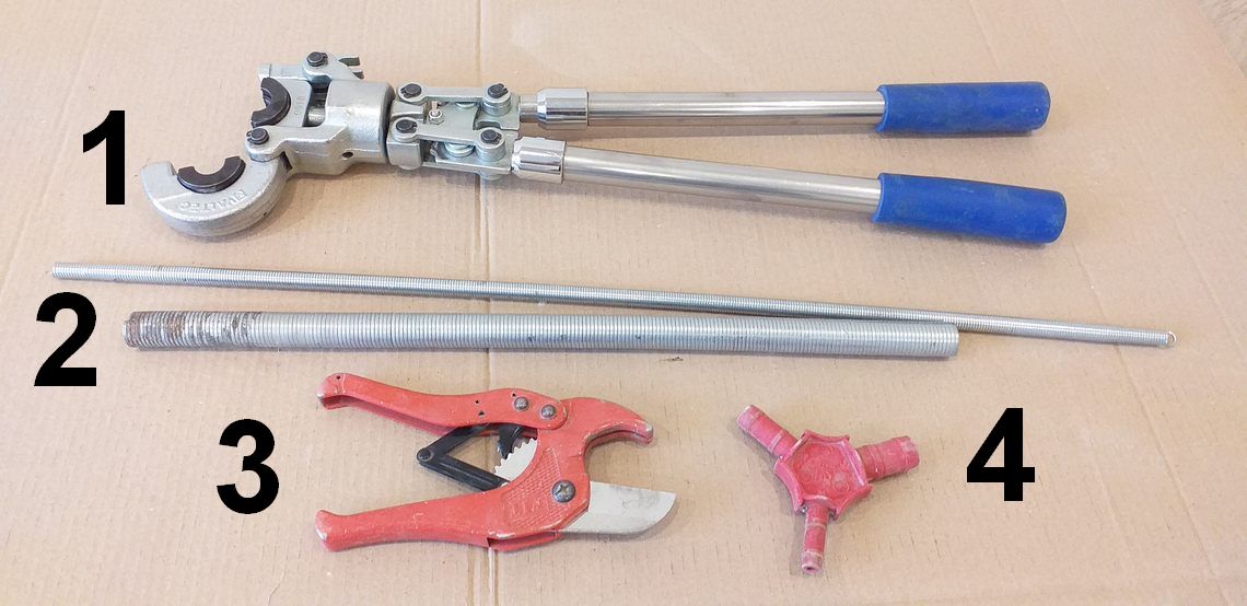 инструменты для монтажа металлопластиковых труб