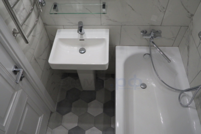 Ремонт ванной комнаты под ключ фото и цены в СПб
